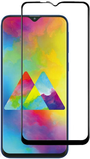 Full Glue Full Face Tempered Glass Μαύρο (Galaxy M20)