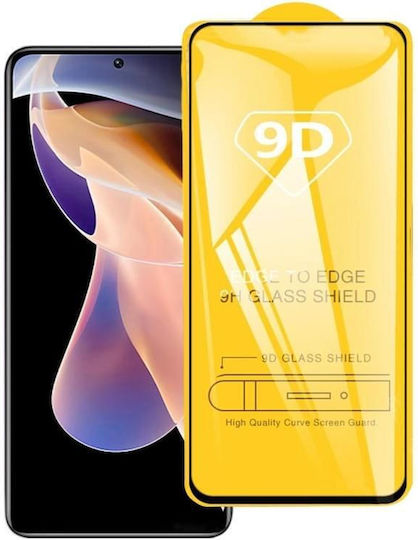 Pro 9D Full Face Tempered Glass Black (Xiaomi Redmi Note 11 Pro)