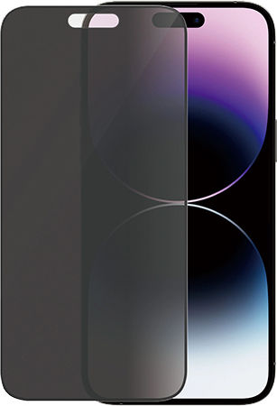 Glass Поверителност Закалено стъкло Черен (iPhone 14 Pro Max)