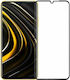 Frame Full Glue Full Face Tempered Glass Μαύρο (Poco M3)