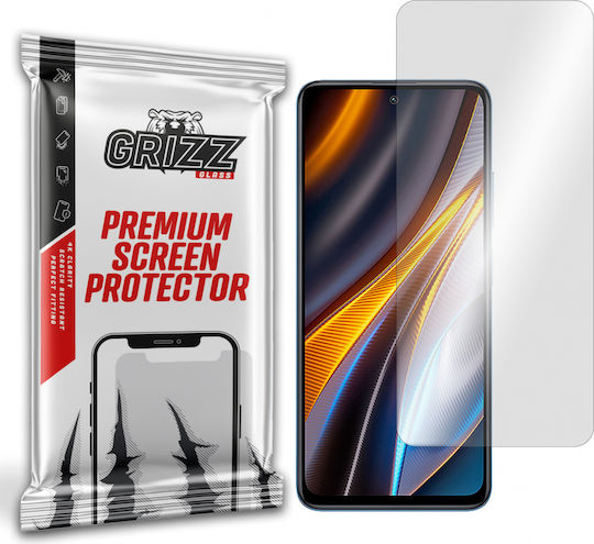 GrizzGlass Hybridglass Закалено стъкло (Poco X4 GT)