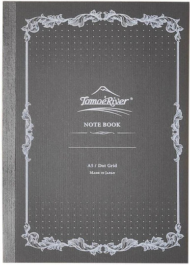 Sakae Technical Paper Notebook Notizbuch 160 Blätter A5 mit Punkten Gray
