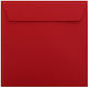 Day4you Umschlag Einladungen 1Stück 17x17cm in Rot Farbe