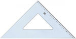 Plastic Transparent Triangle 25cm