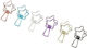 Cleme Metalice 6buc