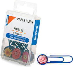 Set of 5pcs Paper Clips Mintra 50mm