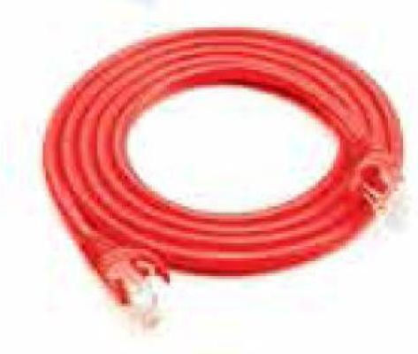 Lineme U/UTP Cat.6 (Gigabit) Καλώδιο Δικτύου Ethernet 0.5m Κόκκινο