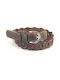 Leather Women's Belt Brown