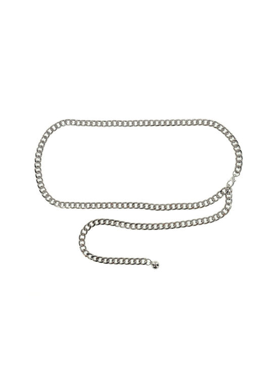 FantazyStores Women's Belt Chain Silver