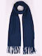 Men's Cashmere Scarf Blue