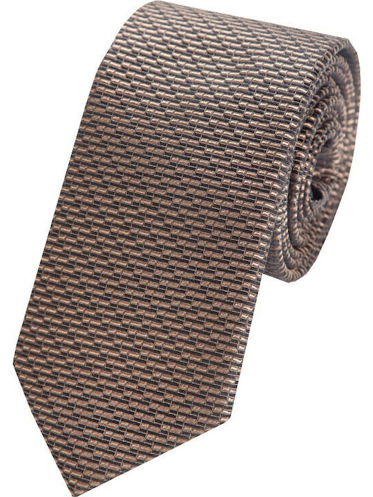 Epic Ties Herren Krawatte Seide Gedruckt in Braun Farbe Epic Ties Herren Krawatte Seide Gedruckt in Braun Farbe