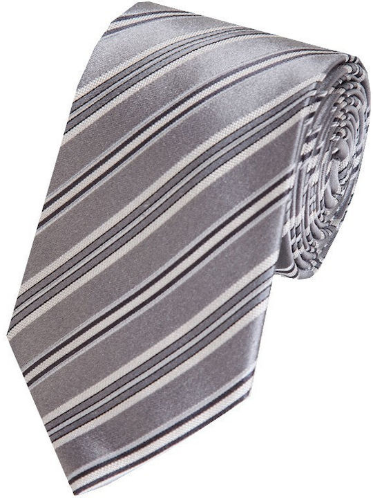 Epic Ties Herren Krawatte Seide Gedruckt in Gray Farbe