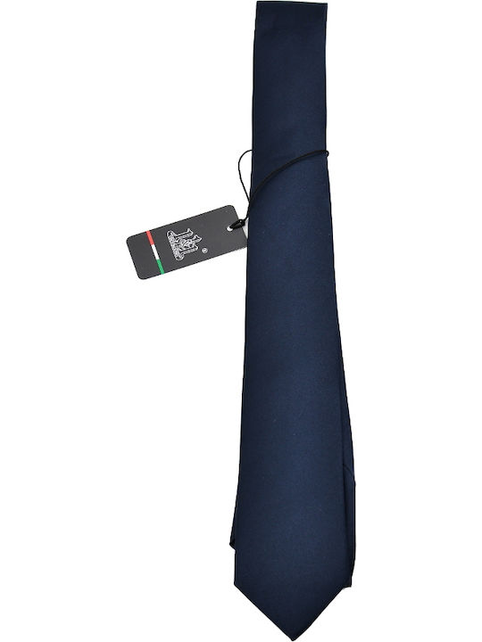Synthetic Men's Tie Monochrome Navy Blue Synthetic Men's Tie Monochrome Navy Blue