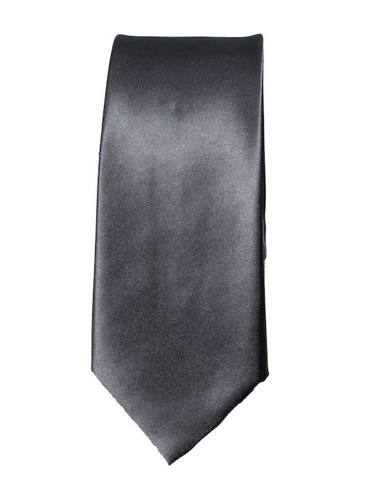 Endeson Fashion Männer Krawatte Monochrom in Gray Farbe