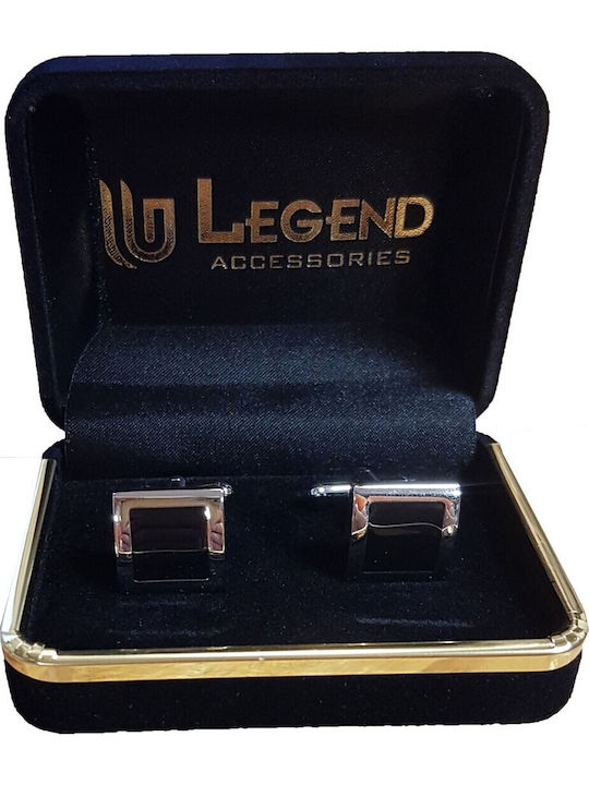Cufflinks from Silver in Black Color