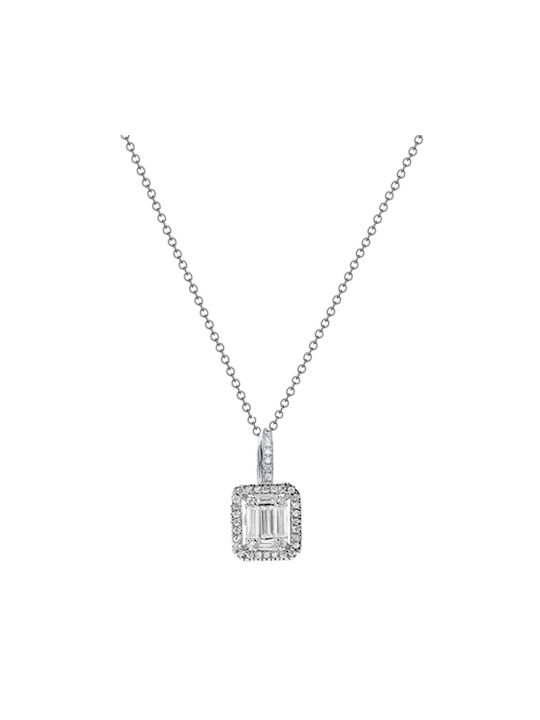 Necklace from Silver with Zircon