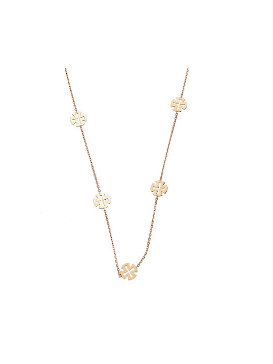 Necklace from Rose Gold 14K