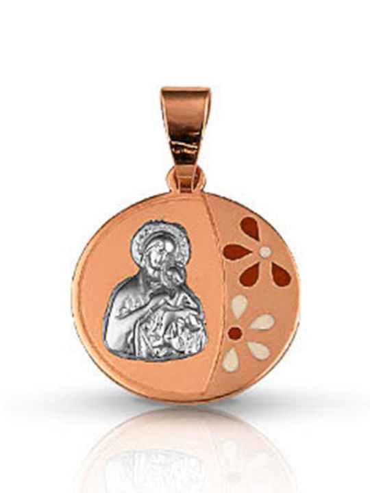 Kaloustian Charm Talisman Konstantin mit Rosa Vergoldung