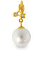 Margaritari Charm mit Steinen aus Weißgold 18K