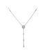 Necklace from White Gold 18k with Diamond