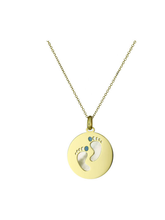 Necklace Family from Gold 18k