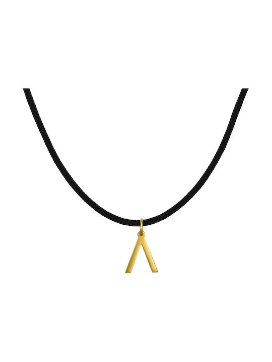 Necklace Monogram from Gold 14K