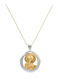 Fecioara Maria din Aur 14K