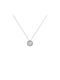 Necklace Rosette from Gold 14K with Zircon