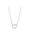 Necklace with design Heart from Silver