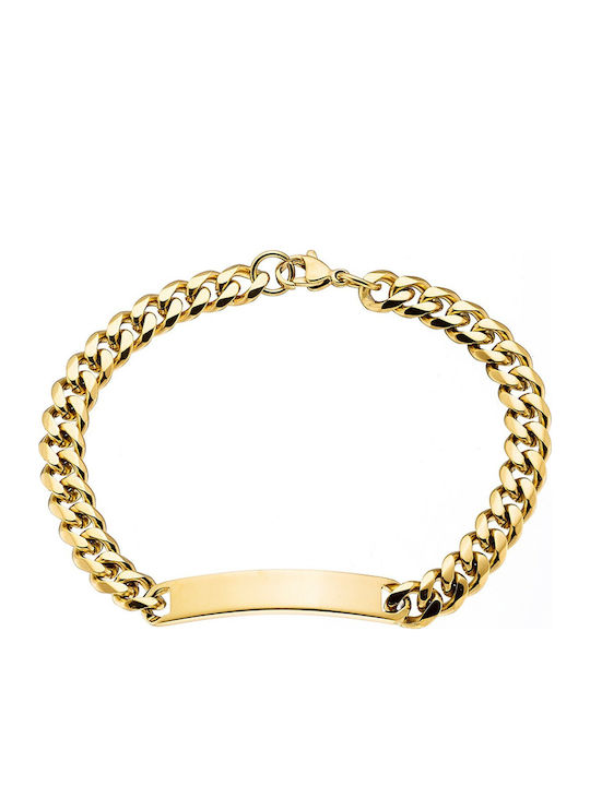 Verorama Men's Identity Steel Bracelet