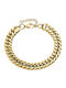 Verorama Gold Plated Stainless Steel Anklet 22.5cm