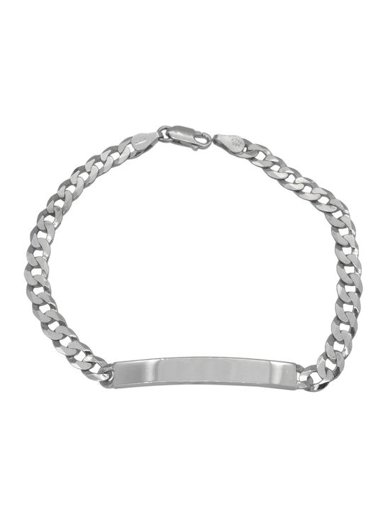 Herren Armband Handschellen aus Silber