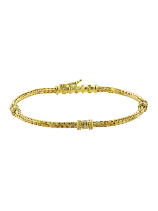 Damen Armband aus Gold 18K mit Diamant