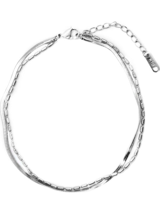 Piercing.gr Fußarmband aus Edelstahl