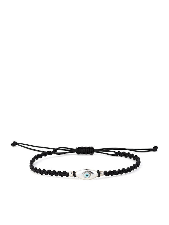 Moero Women's Bracelet Macrame with design Eye made of Cord