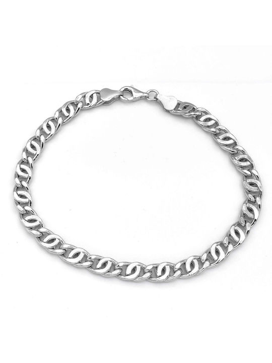 Herren Armband Handschellen aus Silber