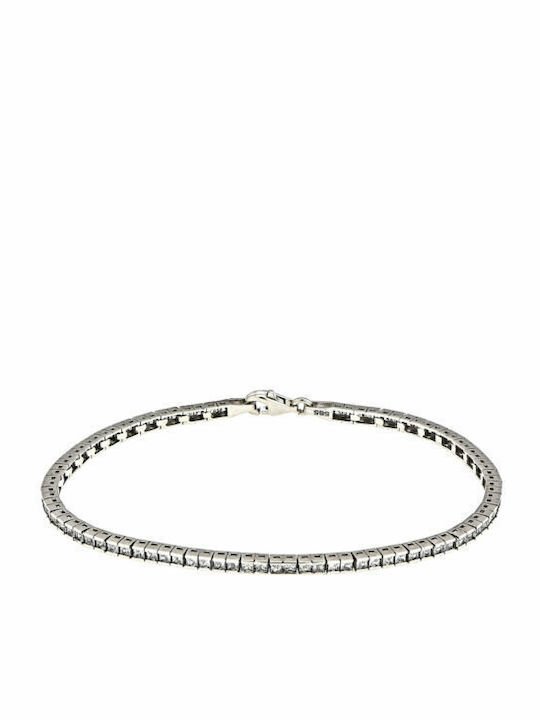 Bracelet Riviera made of White Gold 14K with Zircon