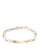 Bracelet Id made of Gold 14K