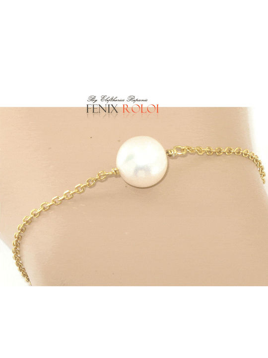 FenixJewelry Femeie Brățară din Aur 14K cu Perle