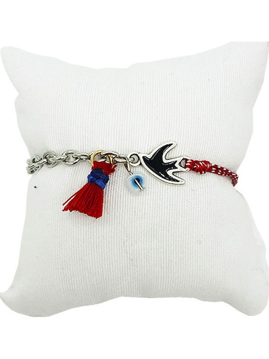 Liebe Queen Women's Bracelet Martaki Chain made of Cord