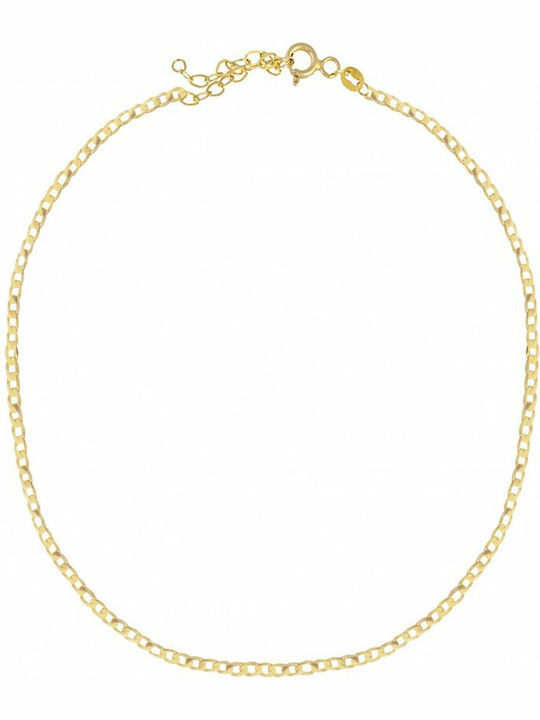 Kritsimis Bracelet Anklet Chain made of Gold 14K