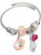 Women's Silver Bracelet Handcuffs 5.3cm
