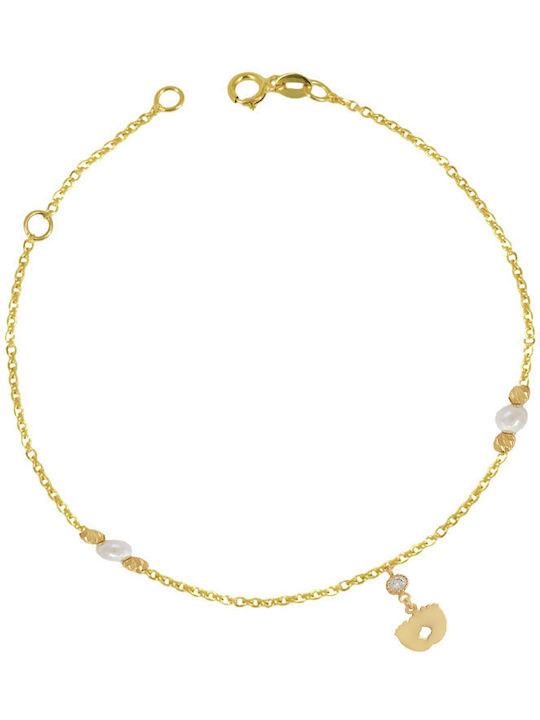 Bracelet Chain made of Gold 14K