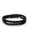 Herren Armband aus Leder mit Perlen