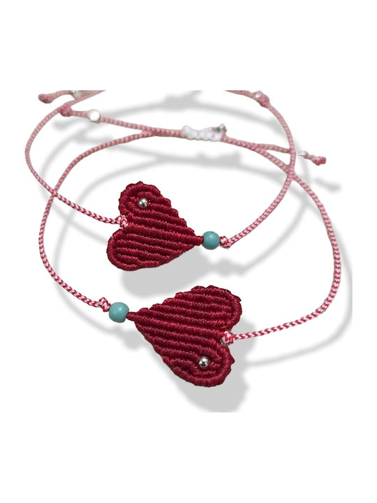 The Art of Beading Σετ Γυναικεία Μαρτάκια με Κορδόνι