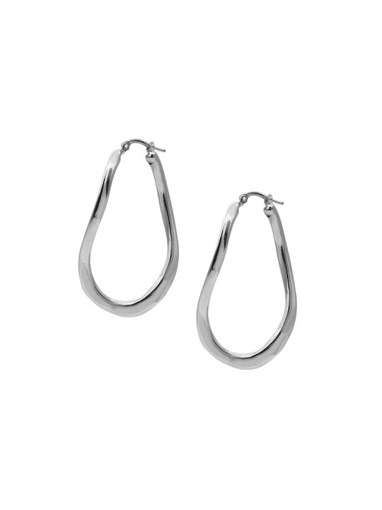 Earrings Hoops made of Silver