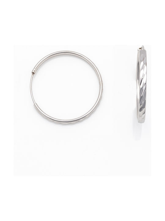 Earrings Hoops from Silver