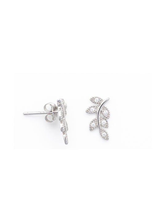 Earrings made of Silver with Stones