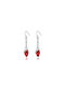 Red Drop Earrings Pendants