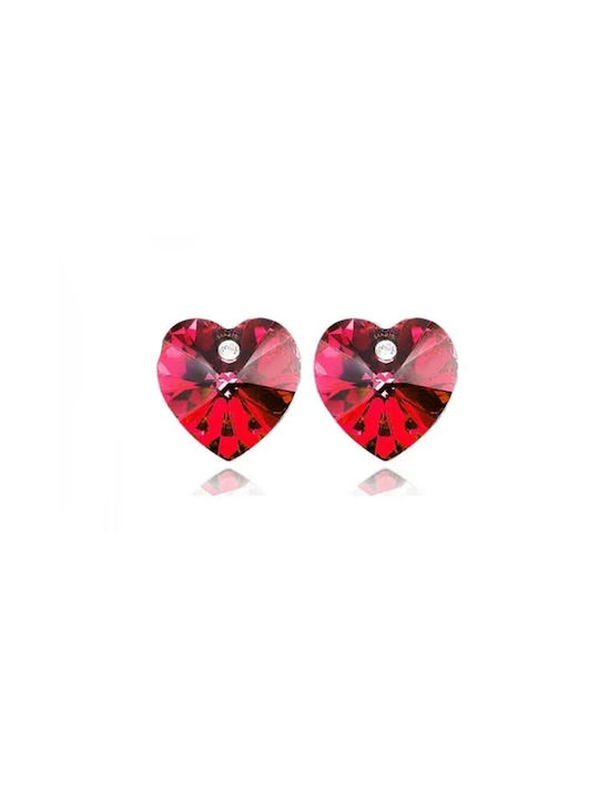 Red Hearts Earrings Pendants